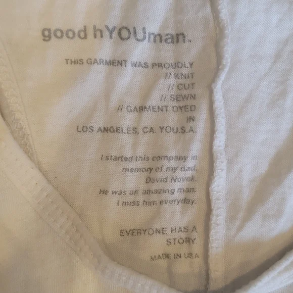 Good hYOUman Racer Back Tank - Picture 3 of 7